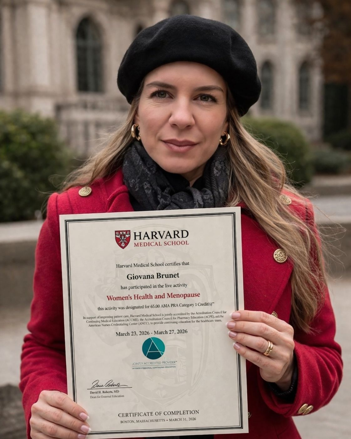Ilustração gerada por IA de Dra. Giovana Brunet, Harvard Medical School (#WHAM 2026)